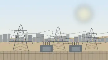 شبكة كهرباء أو أبراج نقل كهرباء في مصر