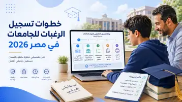 خطوات تسجيل الرغبات في تنسيق الجامعات 2026 بالتفصيل