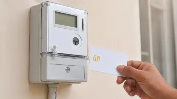 عداد كهرباء مسبق الدفع وكارت الشحن